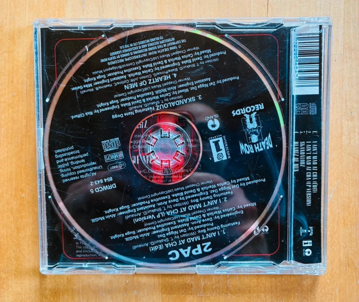 CD maxi Tupac I ain’t mad at cha. – photo 3